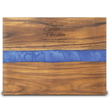 Acacia Wood Serving Board w/ Epoxy Resin