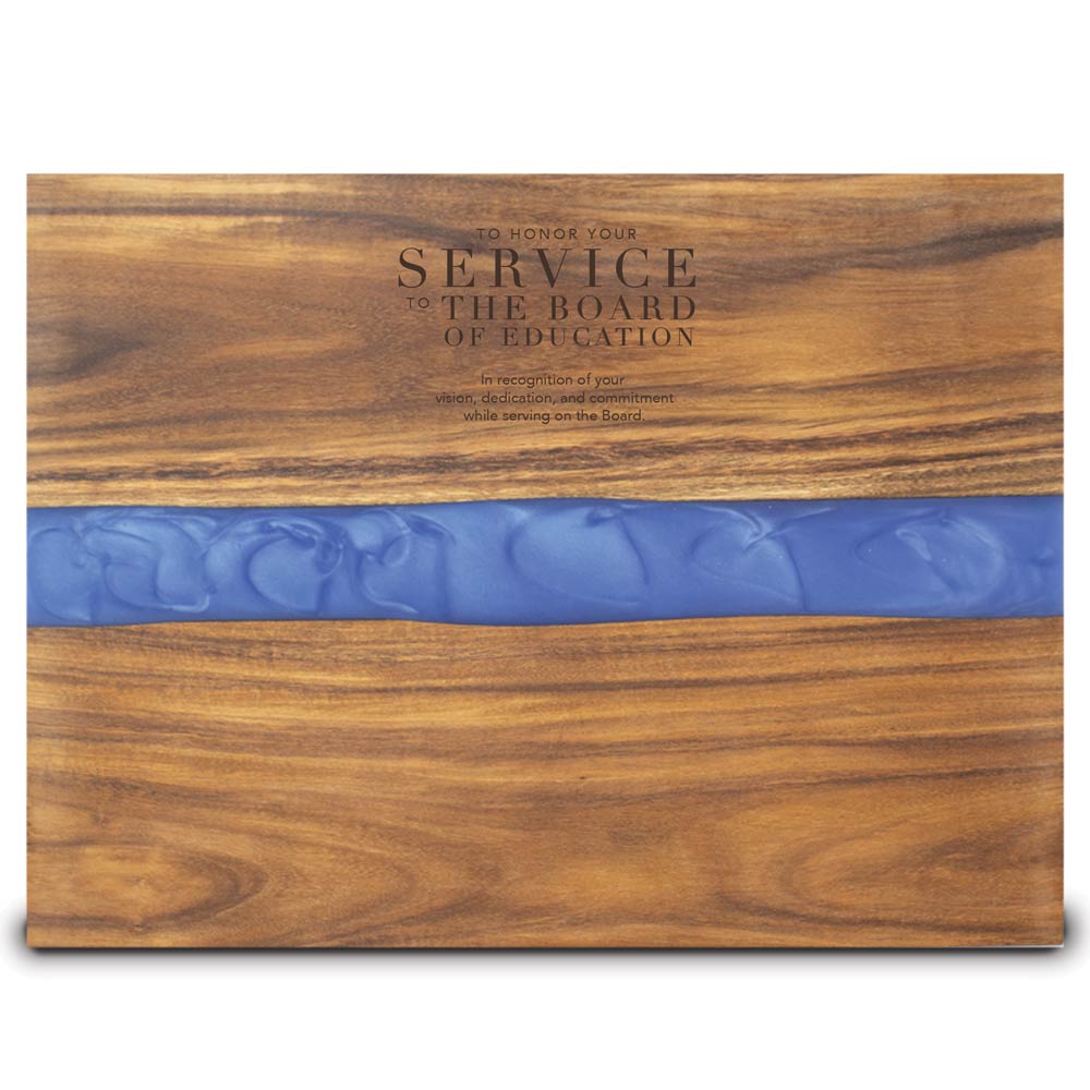 Acacia Wood Serving Board w/ Epoxy Resin