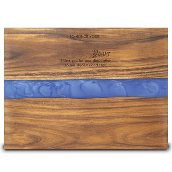 Acacia Wood Serving Board w/ Epoxy Resin
