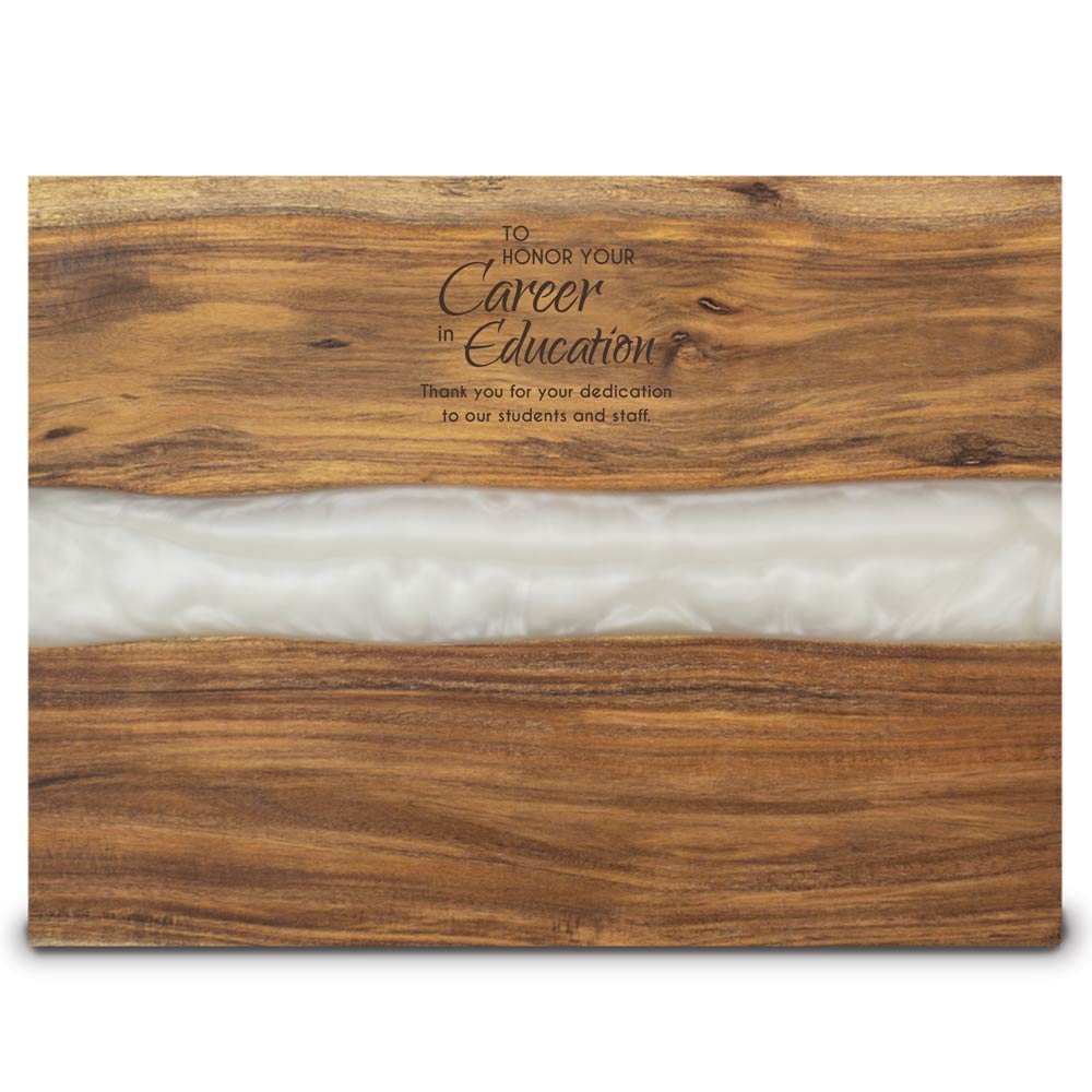 Acacia Wood Serving Board w/ Epoxy Resin
