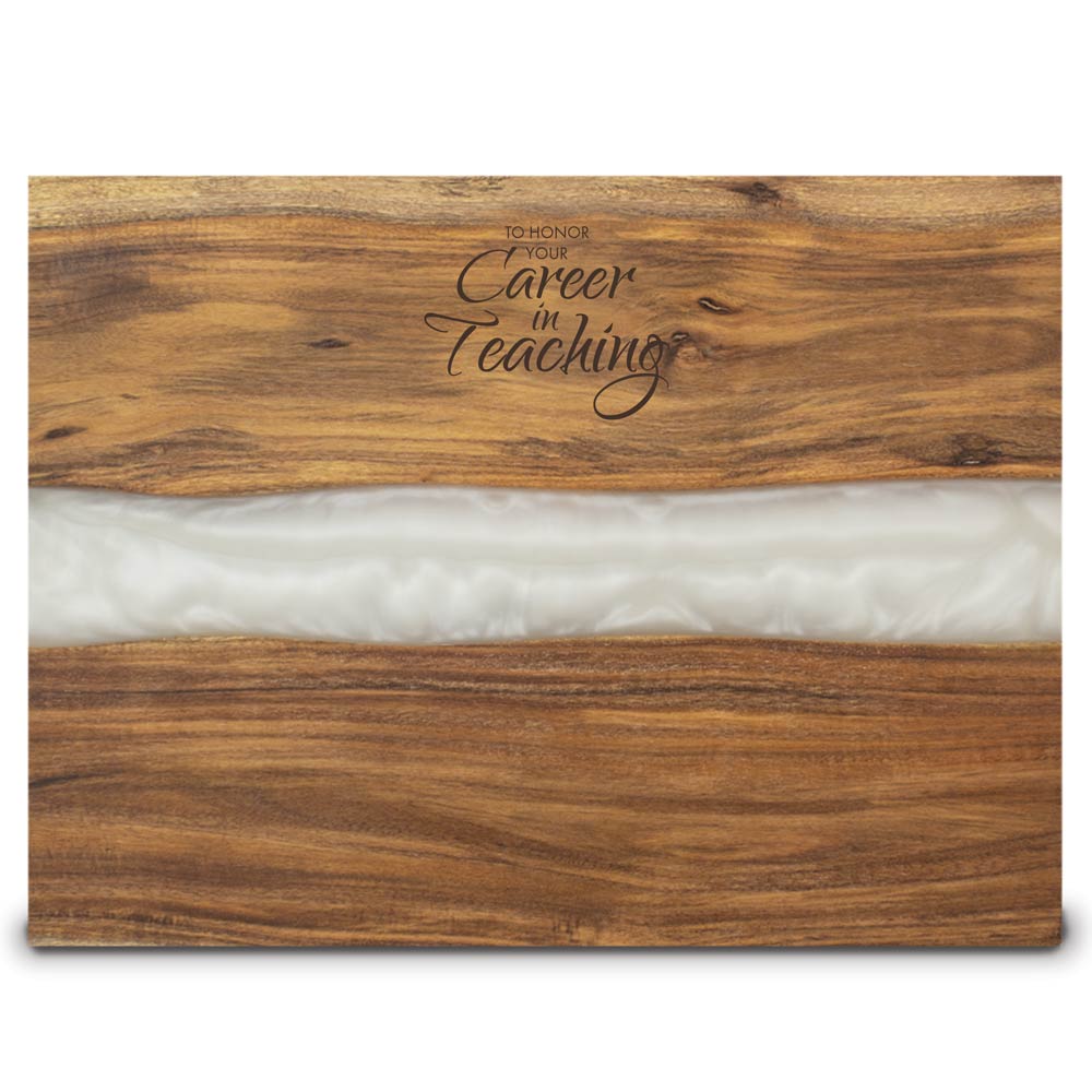 Acacia Wood Serving Board w/ Epoxy Resin