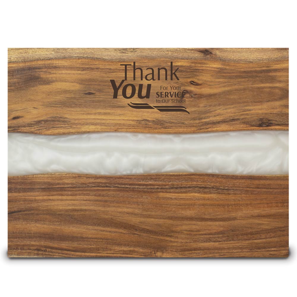 Acacia Wood Serving Board w/ Epoxy Resin