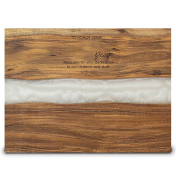 Acacia Wood Serving Board w/ Epoxy Resin