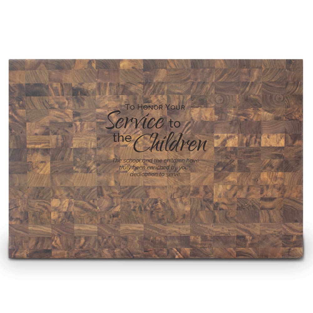 Butcher Block Cutting Board - End Grain Walnut