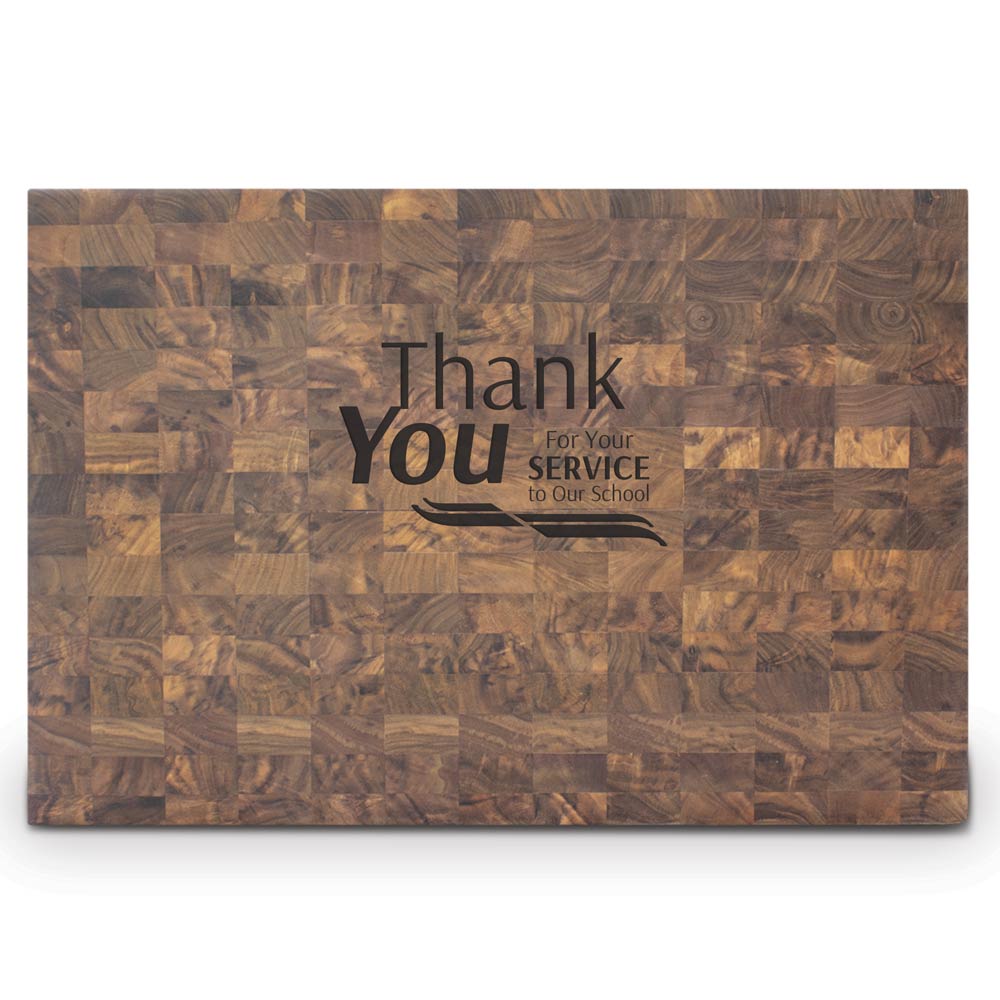 Butcher Block Cutting Board - End Grain Walnut