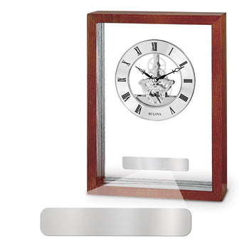 Bulova Hardwood Framed Clock