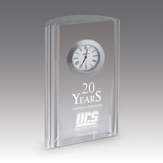 Optic Crystal Tower Clock