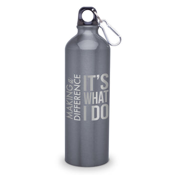Making A Difference It’s What I Do 24 oz. Carabiner Canteen