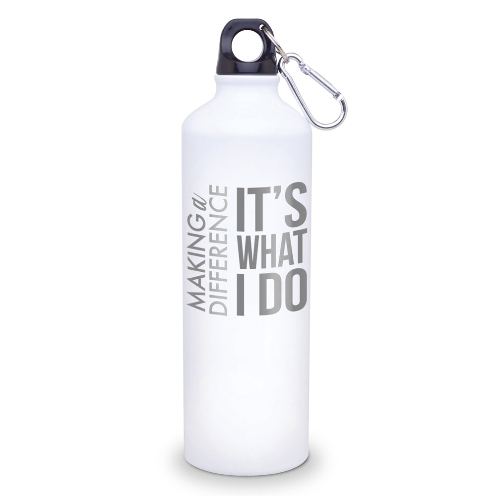 Making A Difference It’s What I Do 24 oz. Carabiner Canteen