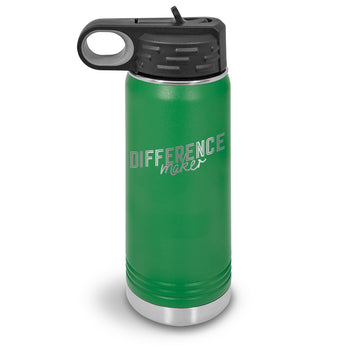 Difference Maker 20 oz. Stainless Steel Water Bottle
