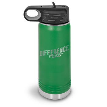 Difference Maker 20 oz. Stainless Steel Water Bottle