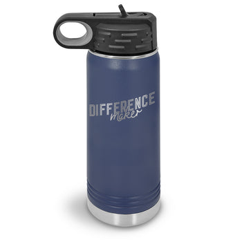 Difference Maker 20 oz. Stainless Steel Water Bottle