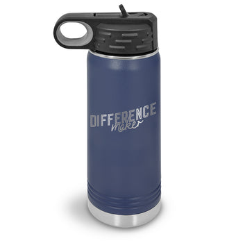 Difference Maker 20 oz. Stainless Steel Water Bottle