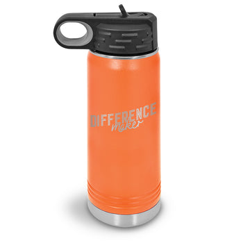 Difference Maker 20 oz. Stainless Steel Water Bottle