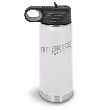 Difference Maker 20 oz. Stainless Steel Water Bottle