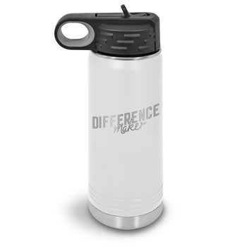 Difference Maker 20 oz. Stainless Steel Water Bottle