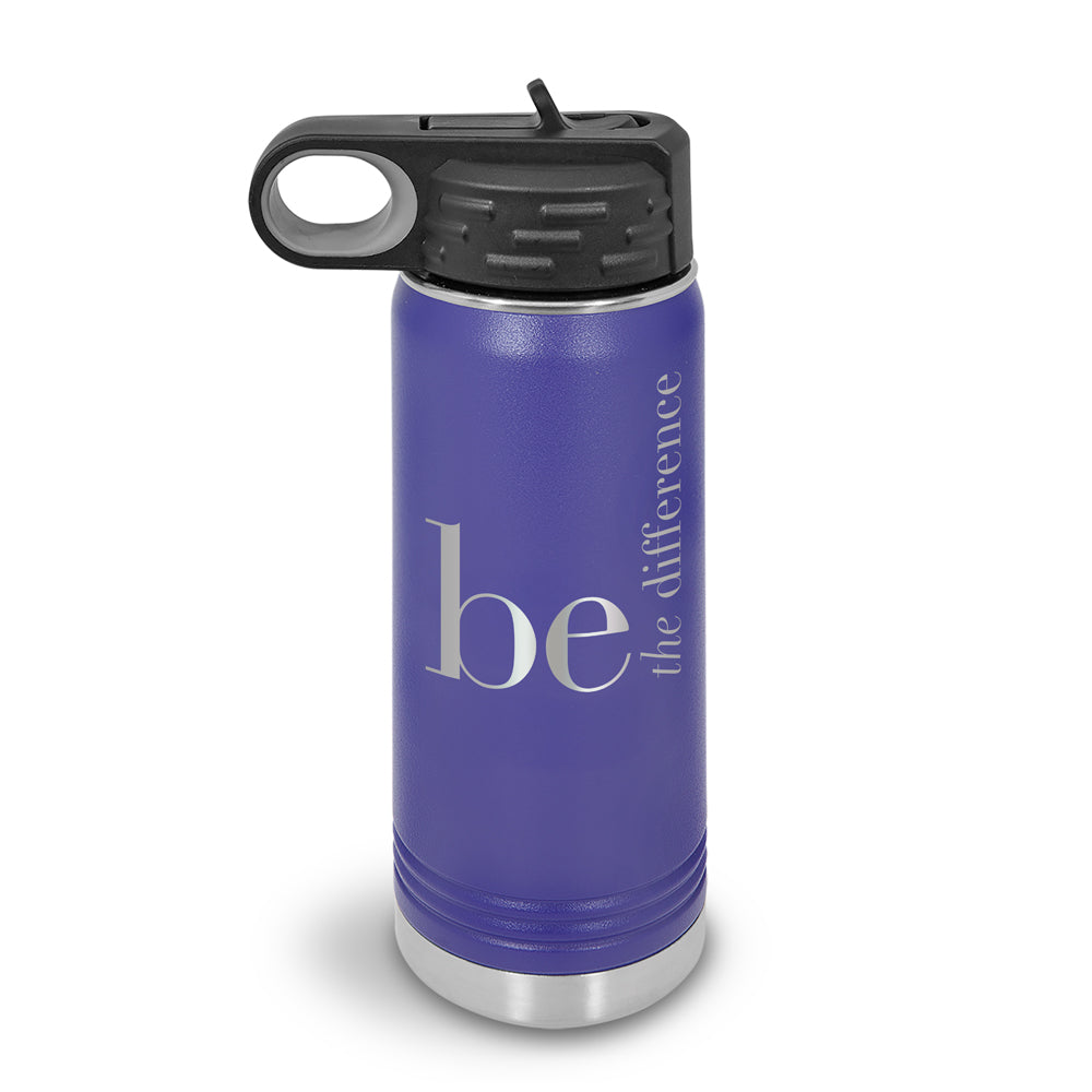 Be The Difference 20 oz. Stainless Steel Water Bottle