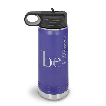 Be The Difference 20 oz. Stainless Steel Water Bottle