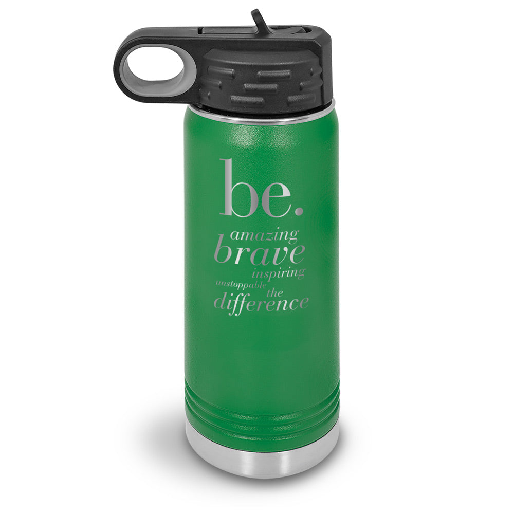 Be Collection 20 oz. Stainless Steel Water Bottle