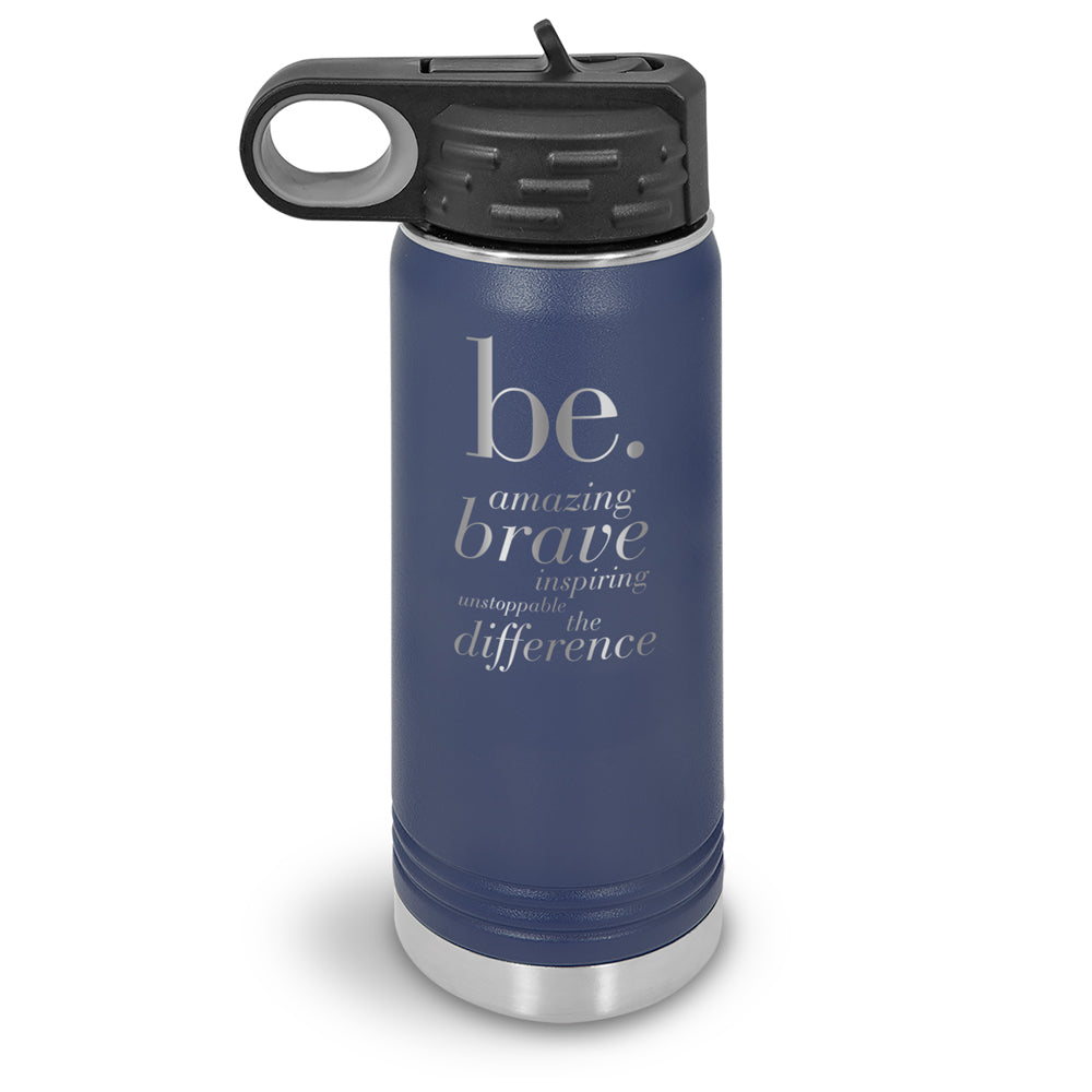 Be Collection 20 oz. Stainless Steel Water Bottle