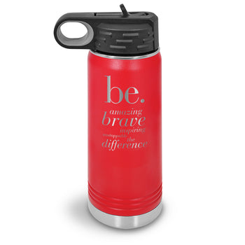 Be Collection 20 oz. Stainless Steel Water Bottle