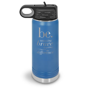 Be Collection 20 oz. Stainless Steel Water Bottle