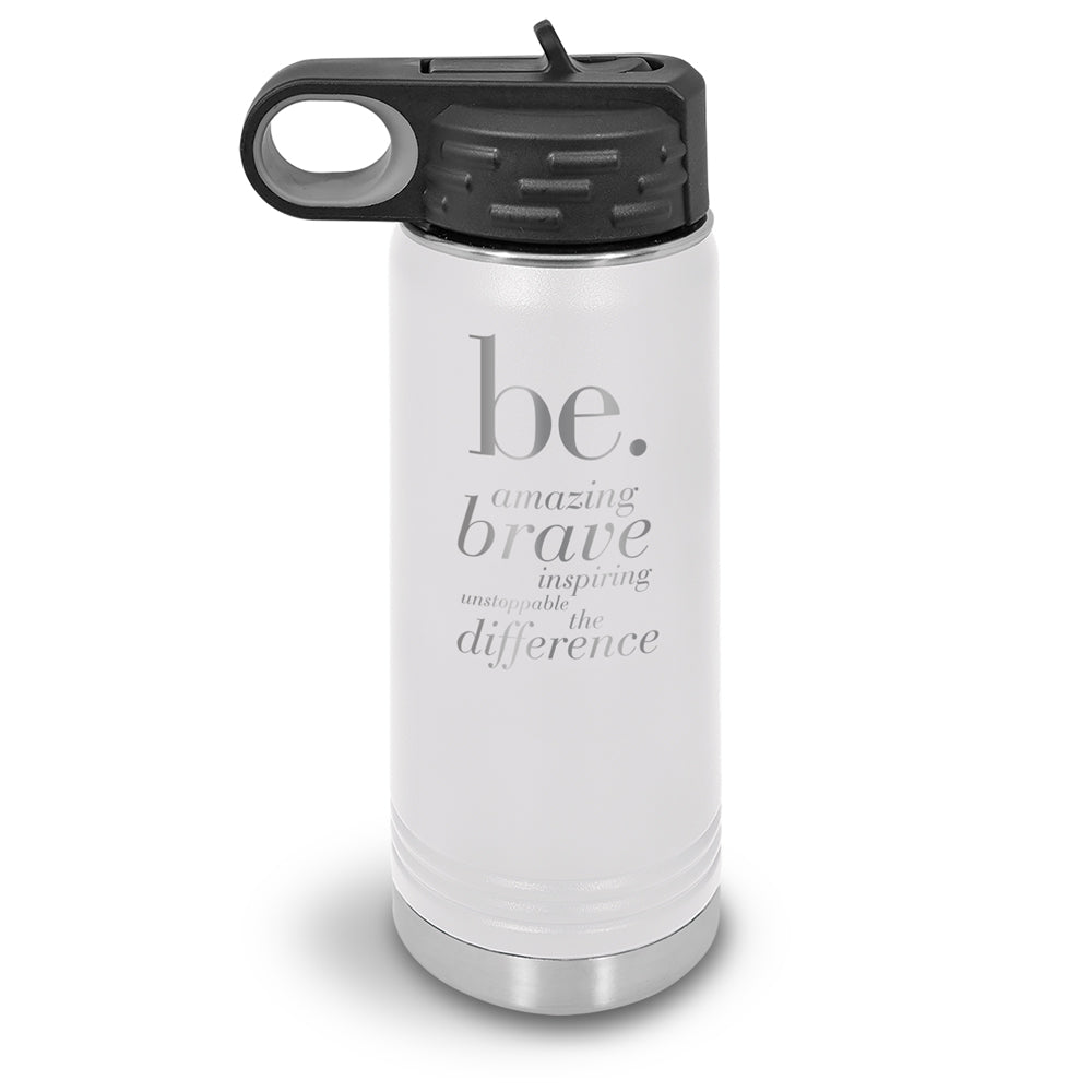 Be Collection 20 oz. Stainless Steel Water Bottle