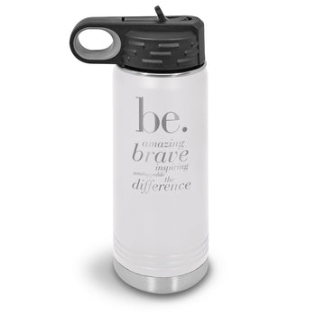Be Collection 20 oz. Stainless Steel Water Bottle