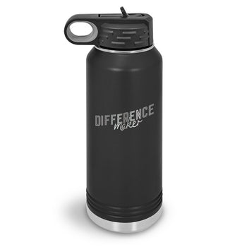 Difference Maker 32 oz. Stainless Steel Water Bottle
