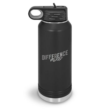 Difference Maker 32 oz. Stainless Steel Water Bottle