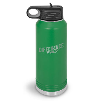Difference Maker 32 oz. Stainless Steel Water Bottle