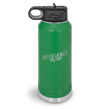Difference Maker 32 oz. Stainless Steel Water Bottle