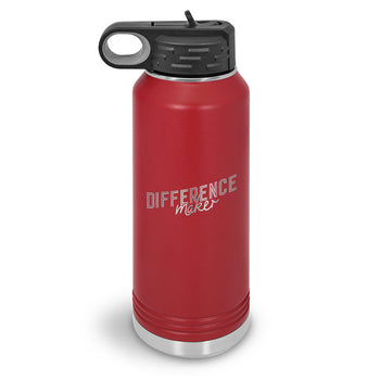 Difference Maker 32 oz. Stainless Steel Water Bottle