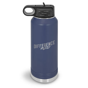 Difference Maker 32 oz. Stainless Steel Water Bottle