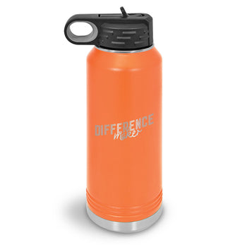 Difference Maker 32 oz. Stainless Steel Water Bottle