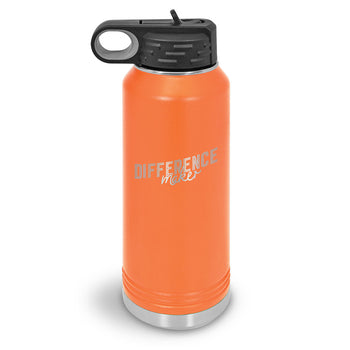 Difference Maker 32 oz. Stainless Steel Water Bottle