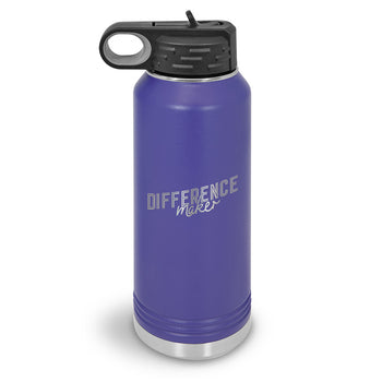 Difference Maker 32 oz. Stainless Steel Water Bottle