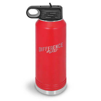 Difference Maker 32 oz. Stainless Steel Water Bottle