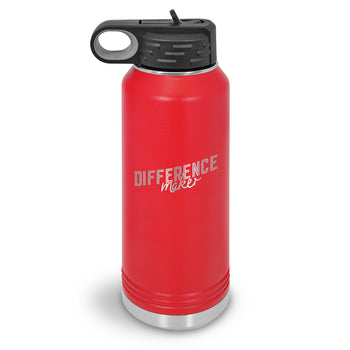 Difference Maker 32 oz. Stainless Steel Water Bottle