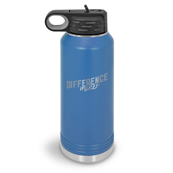 Difference Maker 32 oz. Stainless Steel Water Bottle