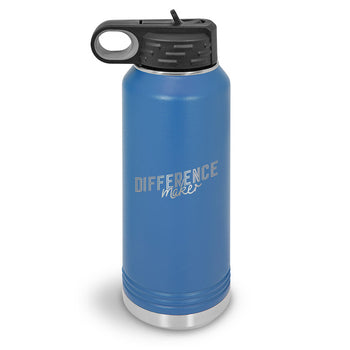 Difference Maker 32 oz. Stainless Steel Water Bottle