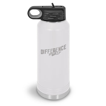 Difference Maker 32 oz. Stainless Steel Water Bottle