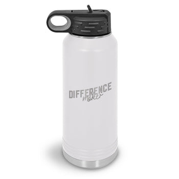 Difference Maker 32 oz. Stainless Steel Water Bottle