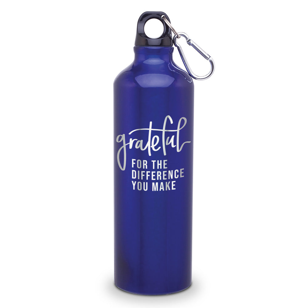 Grateful For The Difference You Make 24 oz. Carabiner Canteen