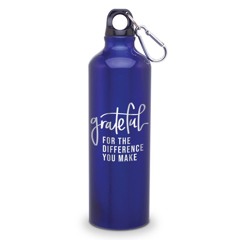 Grateful For The Difference You Make 24 oz. Carabiner Canteen
