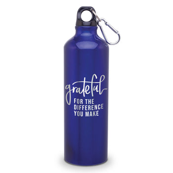 Grateful For The Difference You Make 24 oz. Carabiner Canteen