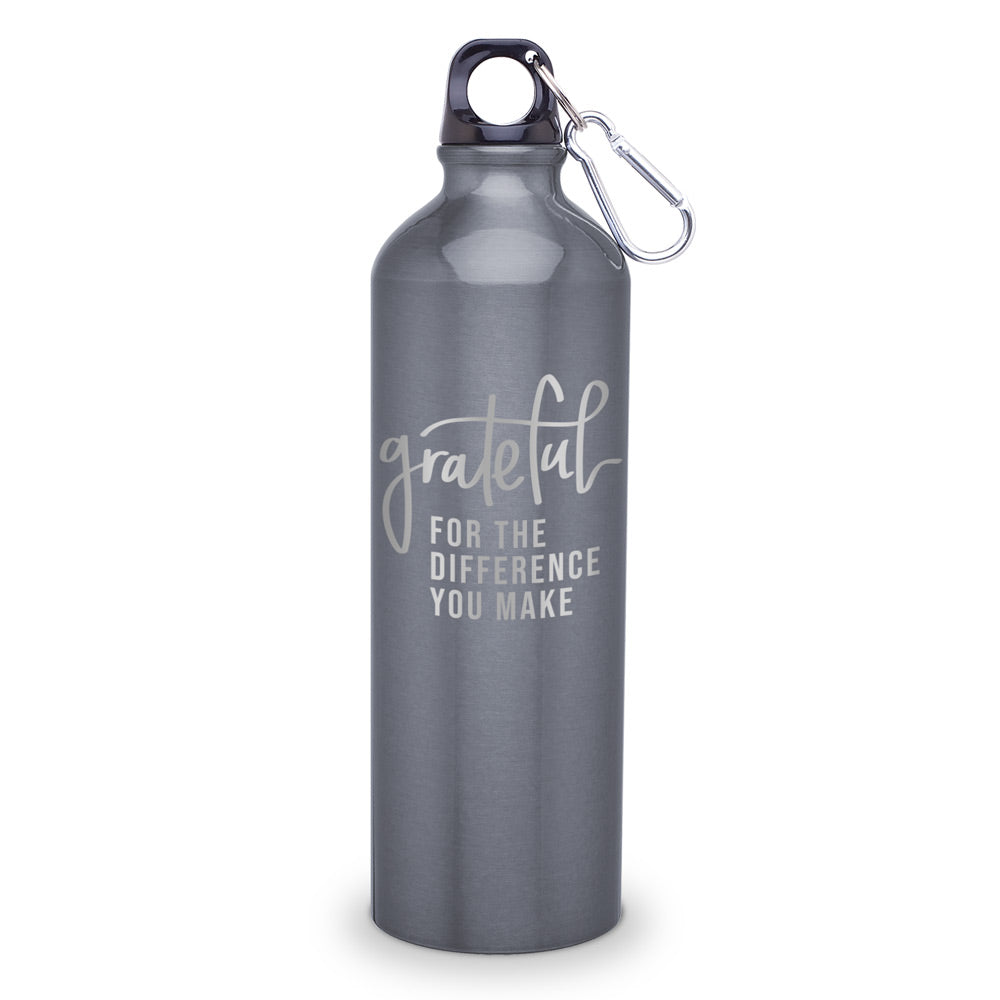 Grateful For The Difference You Make 24 oz. Carabiner Canteen