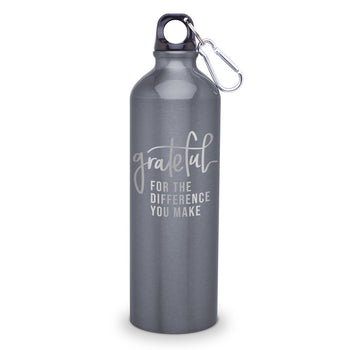 Grateful For The Difference You Make 24 oz. Carabiner Canteen