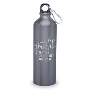 Grateful For The Difference You Make 24 oz. Carabiner Canteen