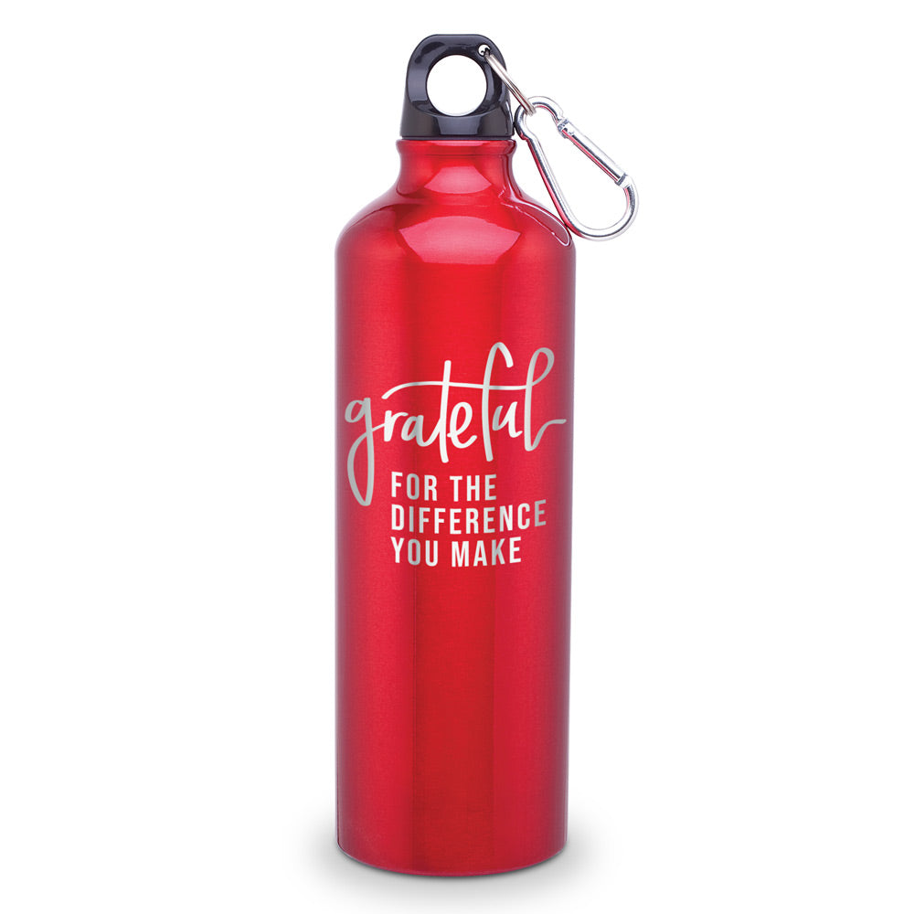 Grateful For The Difference You Make 24 oz. Carabiner Canteen